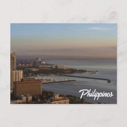 Manila Bay Philippines Postcard