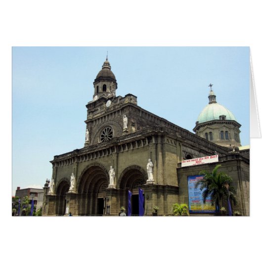 manila cathedral blue cards (Front Horizontal)