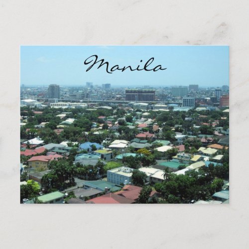 manila city postcard