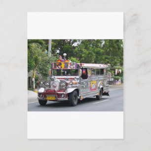 Manila Jeepney Postcard