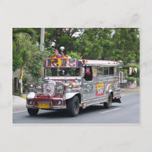 Manila Jeepney Postcard