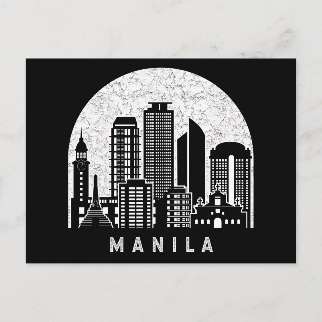 Manila National Capital Region Skyline Postcard (Front)