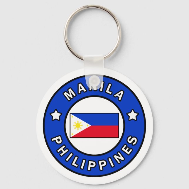 Manila Philippines Keychain (Front)