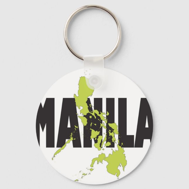 Manila, Philippines Keychain (Front)
