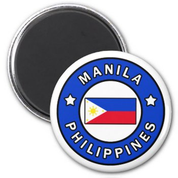 Manila Philippines Magnet by KellyMagovern at Zazzle