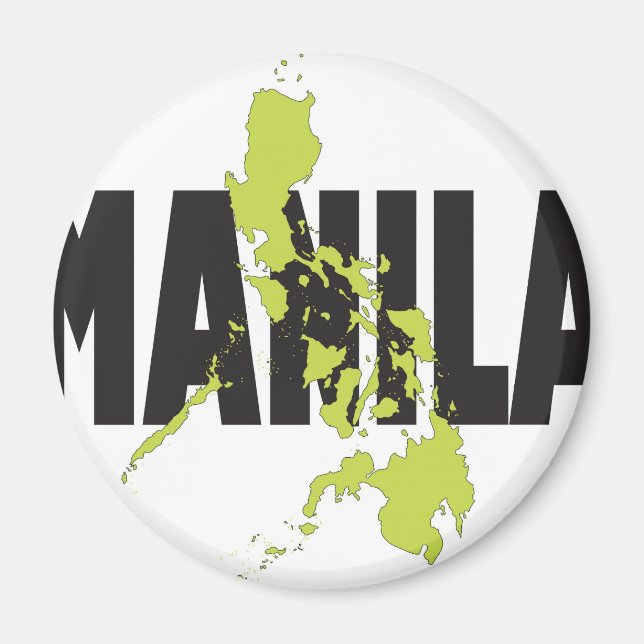 Manila, Philippines Magnet (Front)
