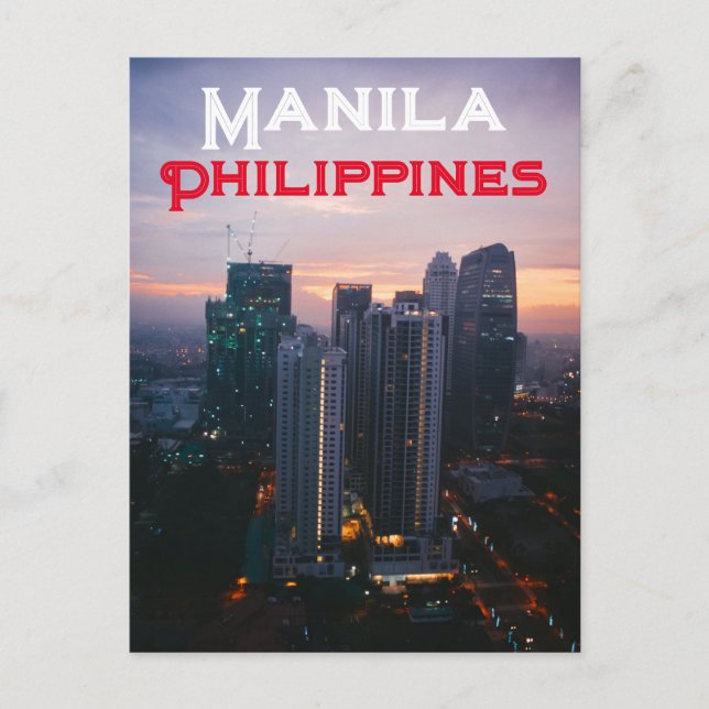 Manila, Philippines Postcard (Front)