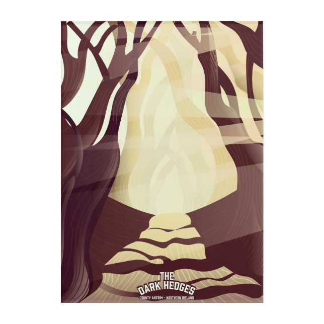 Manila Philippines travel poster. Acrylic Print (Front)