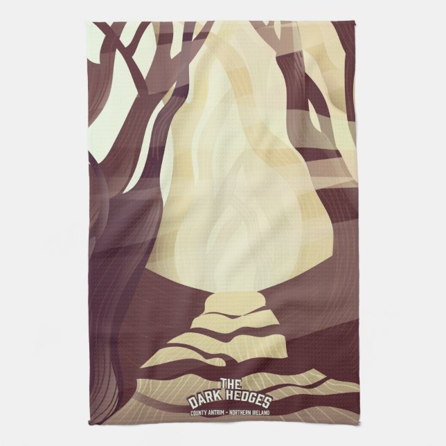 Manila Philippines travel poster. Kitchen Towel (Vertical)
