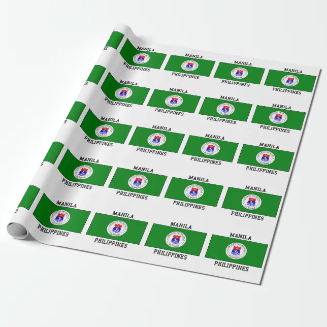Manila Philippines Wrapping Paper Zazzle