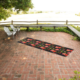 Manila Shawl Style Floral Outdoor Rug