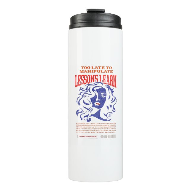 MANIPULATE LESSONS LEARN THERMAL TUMBLER  (Front)
