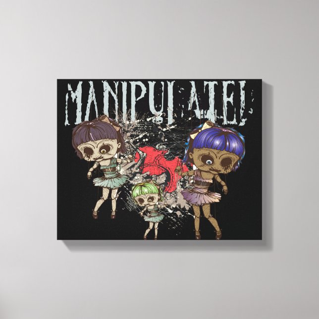 Manipulated 14x11 Canvas Print (Front)