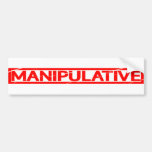 Manipulative Stamp Bumper Sticker
