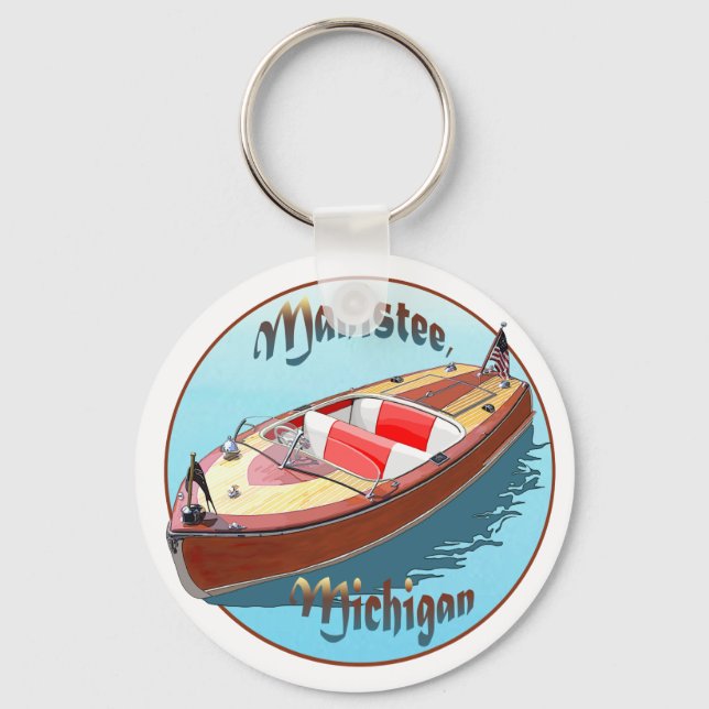 Manistee, Michigan Keychain (Front)
