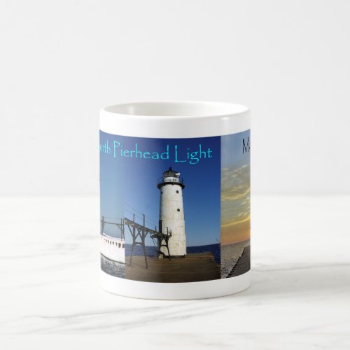 Manistee North Pierhead Light 3 picture mug