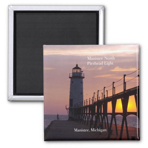 Manistee North Pierhead Light magnet