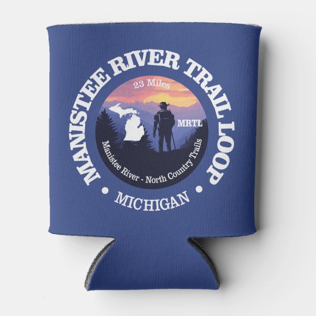 Manistee River Loop Trail (rd2) Can Cooler (Front)