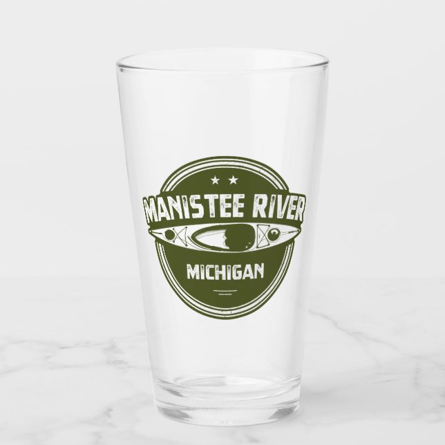 Manistee River, Michigan Glass (Front)