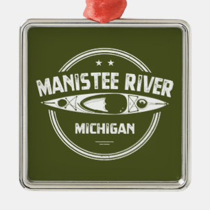 Manistee River, Michigan Metal Ornament
