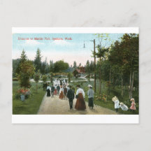 Manito Park Spokane Vintage Postcard