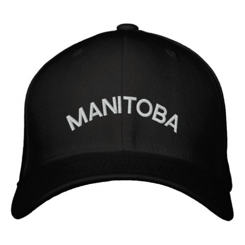 Manitoba Baseball Cap Embroidered Canada Cap