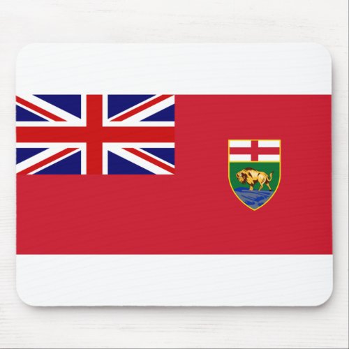 Manitoba Canada Flag Mouse Pad