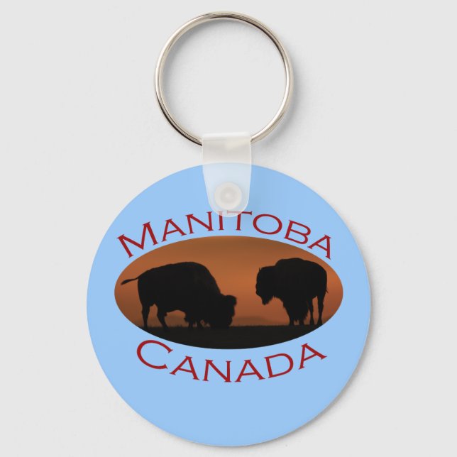 Manitoba, Canada Keychain (Front)