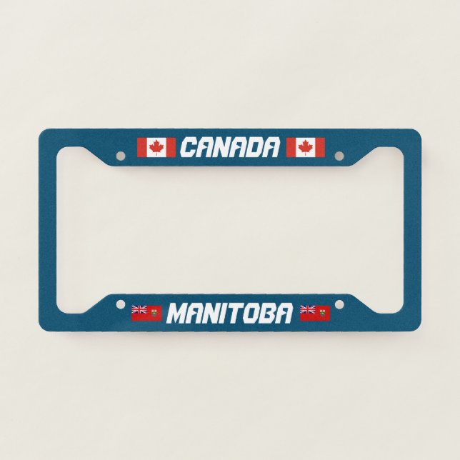 Manitoba Canada License Plate Frame (Front)