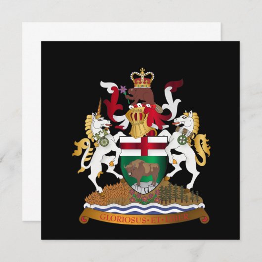 Manitoba coat of arms (Front/Back)