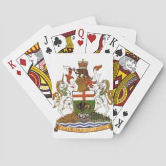 Manitoba Coat of Arms Poker Cards