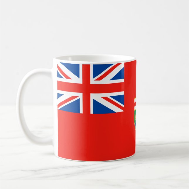 MANITOBA Flag Coffee Mug (Left)