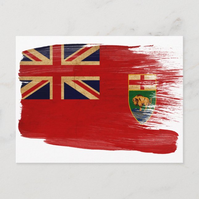 Manitoba Flag Postcards (Front)