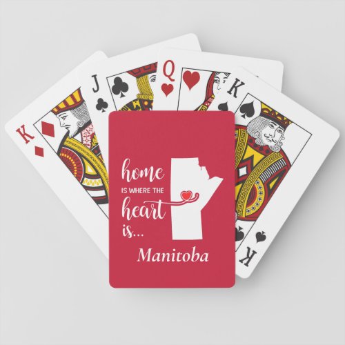 Manitoba home is where the heart is playing cards