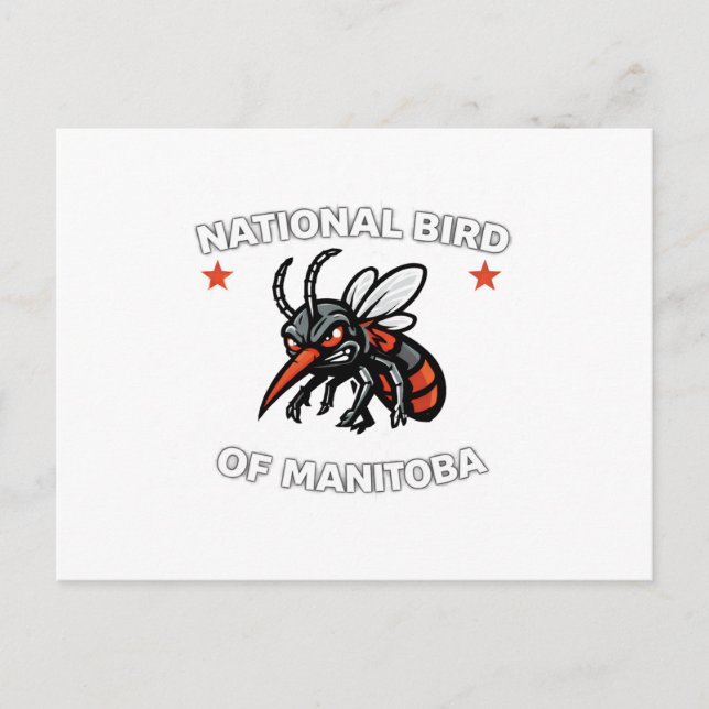 Manitoba National Bird Postcard (Front)