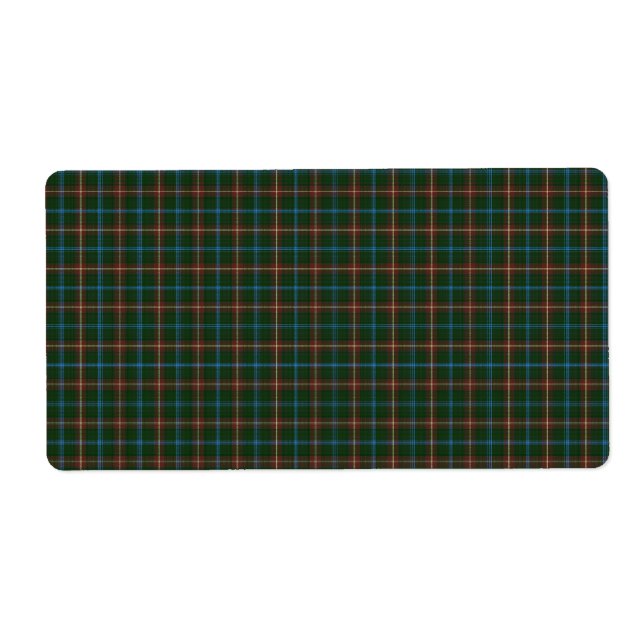 Manitoba tartan label (Front)