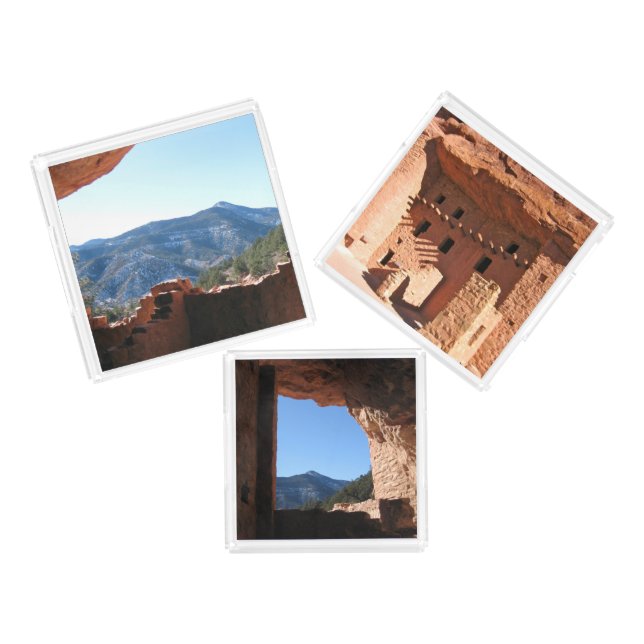 Manitou Cliff Dwelling Acrylic Tray (Set)
