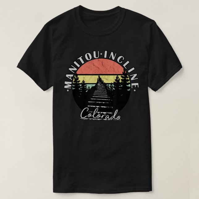 Manitou Incline Colorado Springs  T-Shirt (Design Front)