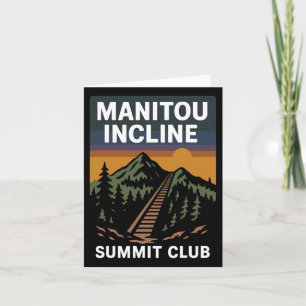 Manitou Incline Summit Club Card