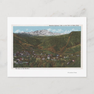 Manitou Springs, CO - The Spa of the Rockies Postcard
