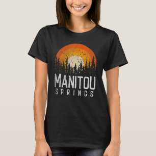 Manitou Springs Colorado CO   Retro Style Vintage  T-Shirt
