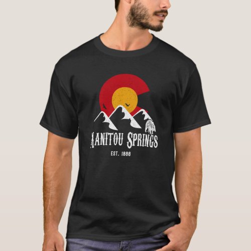 Manitou Springs Colorado Rocky Mountain T_Shirt