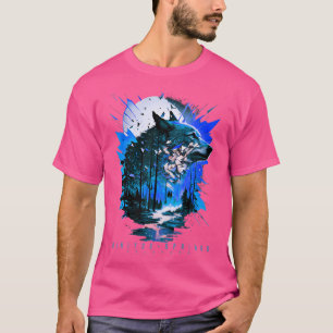 Manitou Springs Colorado Wolf T-Shirt