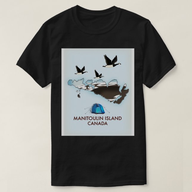 Manitoulin Island Canada T-Shirt (Design Front)