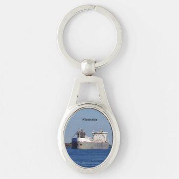 Manitoulin Metal Key Chain by CaptJoeyDesigns at Zazzle