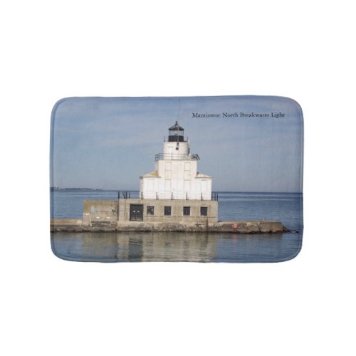 Manitowoc North Breakwater Light bathmat