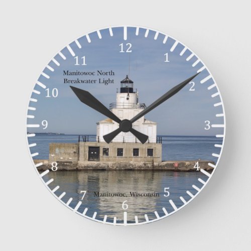 Manitowoc North Breakwater Light clock