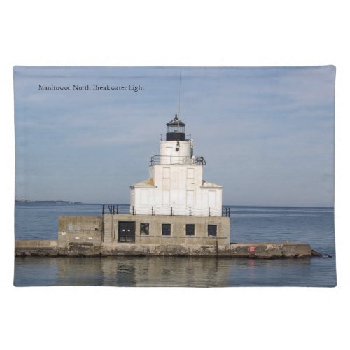 Manitowoc North Breakwater Light cloth placemat