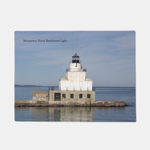 Manitowoc North Breakwater Light door mat