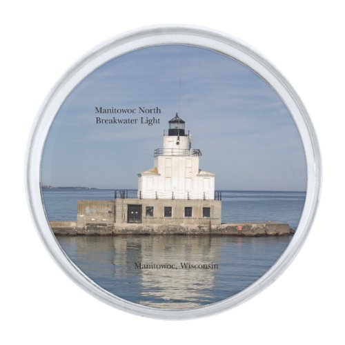 Manitowoc North Breakwater Light lapel pin